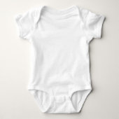White Simple Solid Romper (Voorkant)