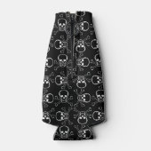 White Skull and Crossbones graphic Pattern Flesjeskoeler (Achterkant)