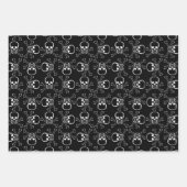 White Skull and Crossbones graphic Pattern Inpakpapier Vel (Voorkant 3)