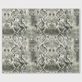 White Snake print Cadeaupapier (Vlak)