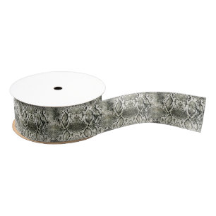 White Snake print Grosgrain Lint