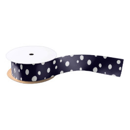 White Snow Dot Pattern Satin Lint