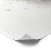 White Snowdrop Flowers Art Print Poster (Coin)