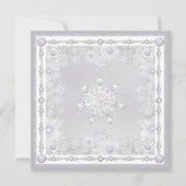 White Snowflake Kaart (Voorkant)