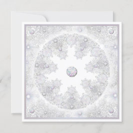 White Snowflake Kaart