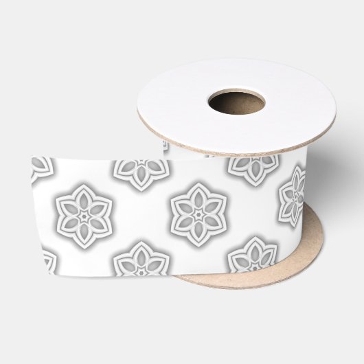 White Snowflake Star Pattern Wrapping Lint (Spoel)