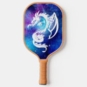 White Space Dragon Tattoo Pickleball Paddle (Achterkant)