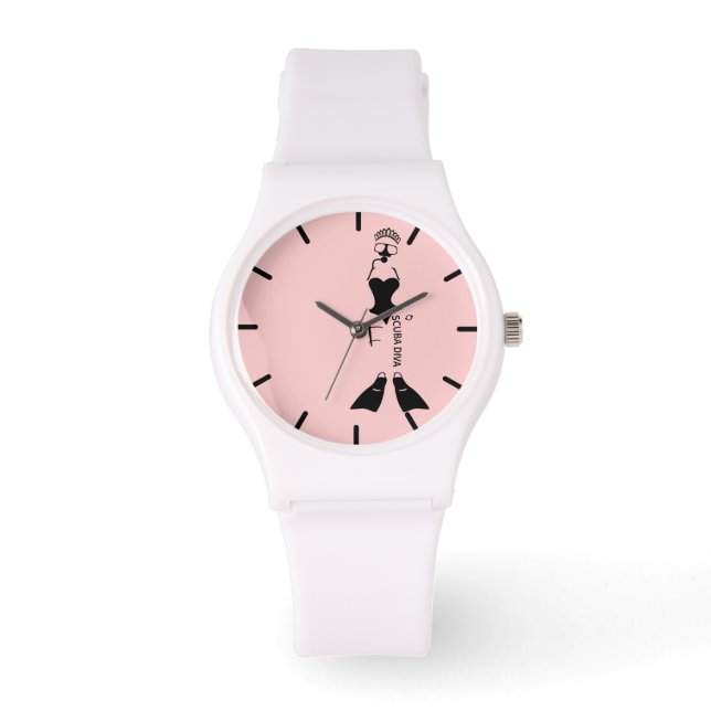 White Space Scuba Diva Horloge (Voorkant)