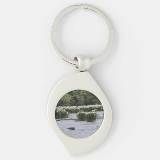 White Spider Lily key chain  Sleutelhanger