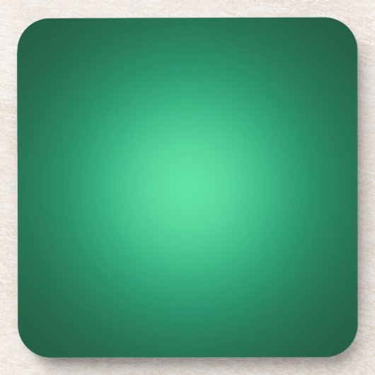 White spot-on-green bier onderzetter (Voorkant)