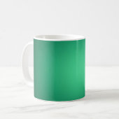 White spot-on-green koffiemok (Voorkant links)