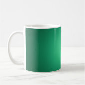 White spot-on-green koffiemok (Links)