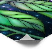 White Spoted Ladybug Fairy Fantasy Art Poster (Hoek)