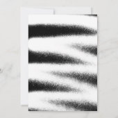 White Spray Paint Typography Photo Afstuderen Aankondiging (Achterkant)