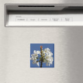 White Spring Bloom Magneet (Insitu (Vaatwasser))