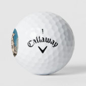 White Squirrel golfbal Golfballen (Logo)