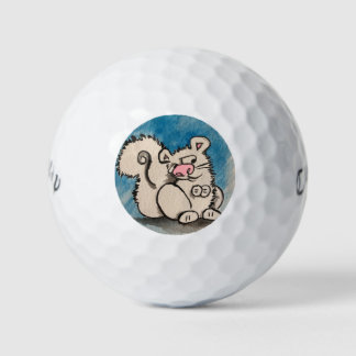 White Squirrel golfbal Golfballen
