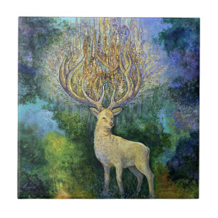 White Stag 6x6 Keramische Tegel Tegeltje