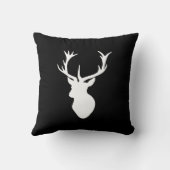 White Stag Head Kussen (Achterkant)