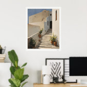 White Stairway House Poster (Bureau à domicile)
