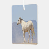 White Stallion Ornament (Voorkant links)