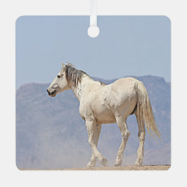 White Stallion Ornament