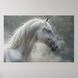 White Stallion Poster