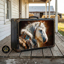 White Stallion Western Furniture Decoupage Tissuepapier