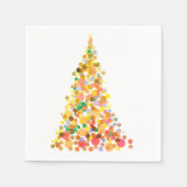 White Standard Cocktail Paper Napkins Servetten (Voorkant)