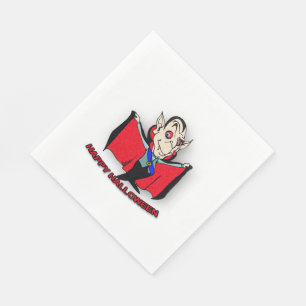 White Standard Luncheon Napkin/Vampire Servet