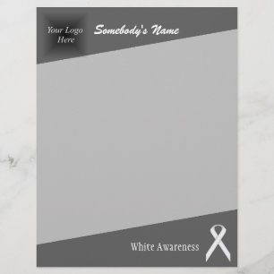 White Standard Ribbon door Kenneth Yoncich