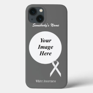 White Standard Ribbon Tmpl van Kenneth Yoncich iPhone 13 Hoesje