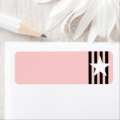 White Star Black Stripes Label (Insitu)