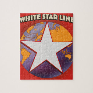White Star lijn Cruise schip reclame. Legpuzzel