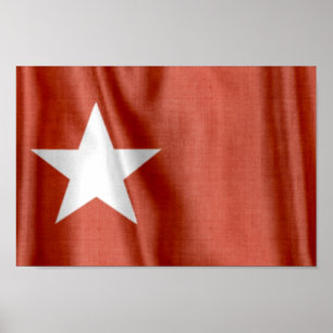 White Star Line Flag Print