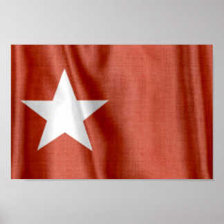 White Star Line Flag Print