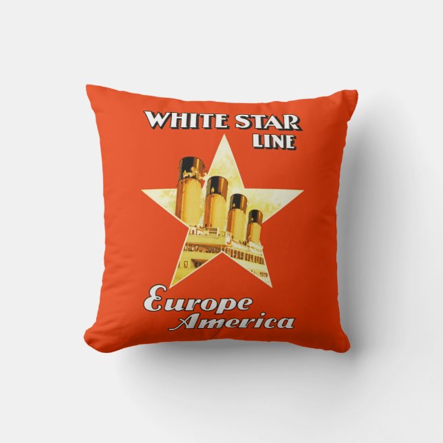 White Star Line Kussen (Voorkant)