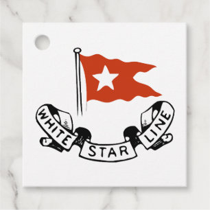 White Star Line Logo Bedankjes Labels