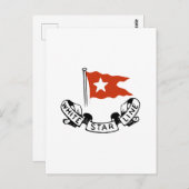 White Star Line Logo Briefkaart (Voorkant / Achterkant)