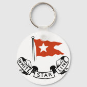 White Star Line Logo Sleutelhanger (Voorkant)