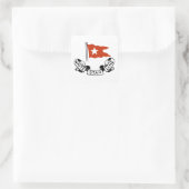 White Star Line Logo Vierkante Sticker (Tas)