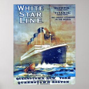 White Star Line Poster