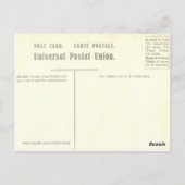 White Star Line R.M.S. Cedrische bladeren Liverpoo Briefkaart (Achterkant)