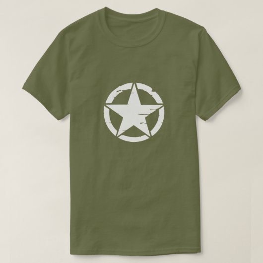 White Star van storend leger T-shirt (Design voorkant)