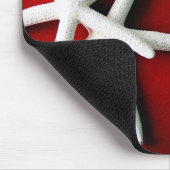 White Starfish Mousepad Muismat (Hoek)