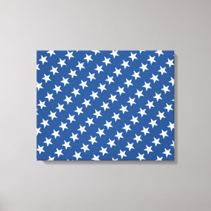 White Stars Canvas Afdruk