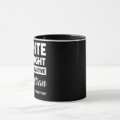 White straight Conservative Christelijk offensief Mok (Midden)