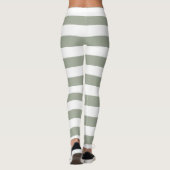 White Stripe Patroon Leggings (Achterkant)