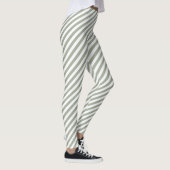 White Stripe Patroon Leggings (Rechts)