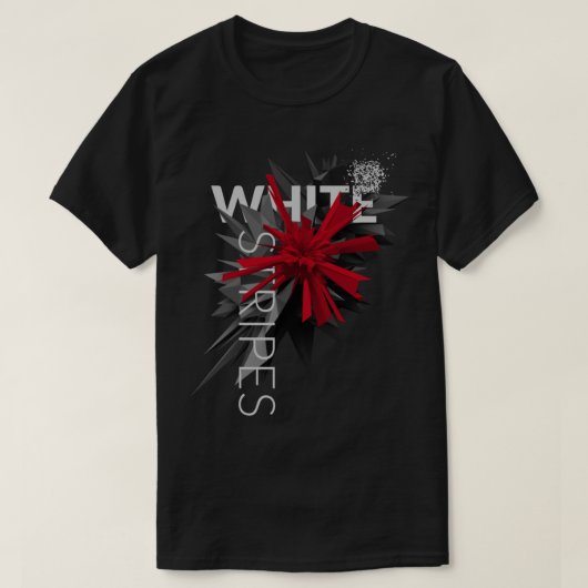 White Stripes Essential T-Shirt (Design voorkant)